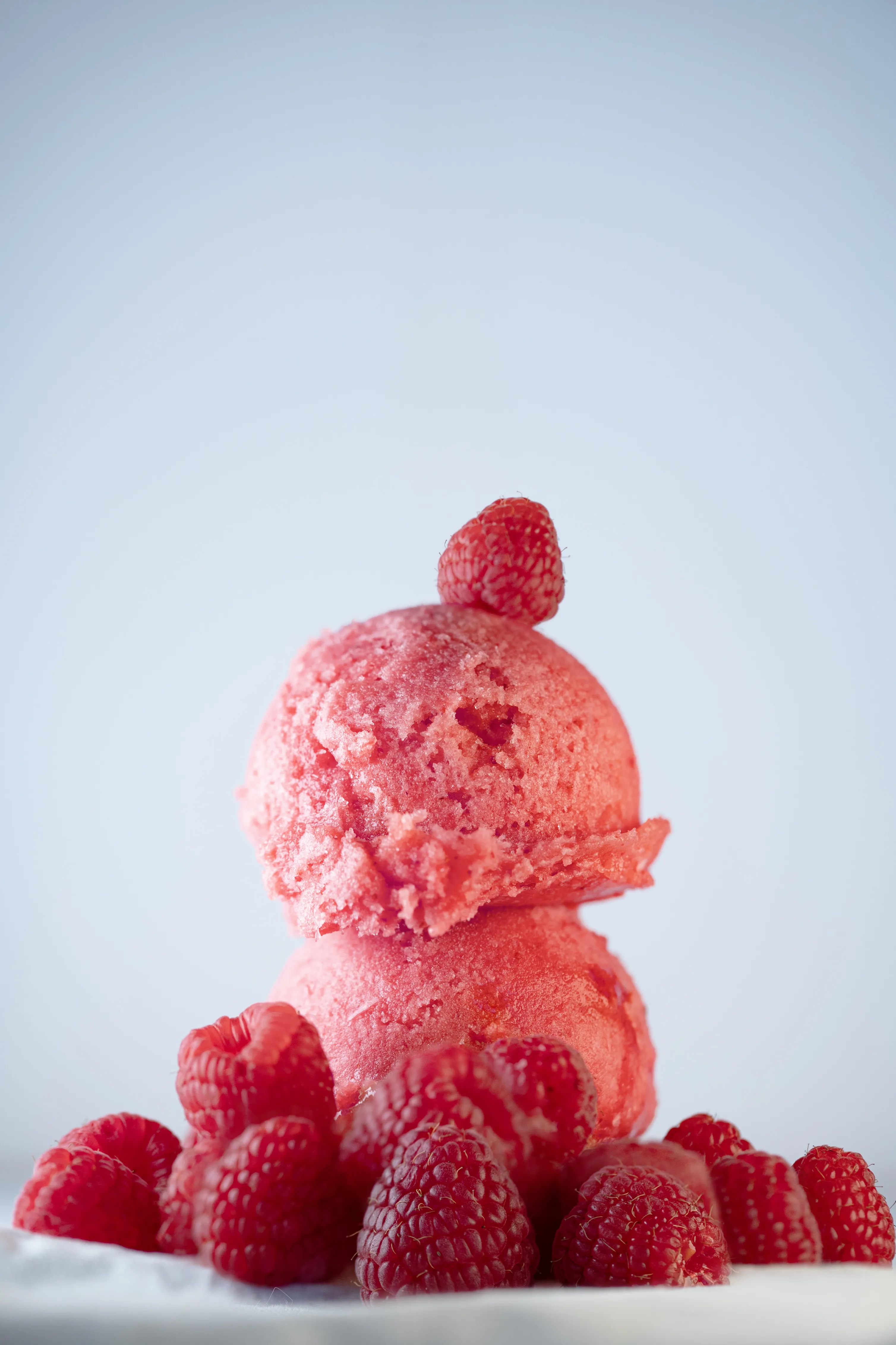a scoop of strawberry icecream