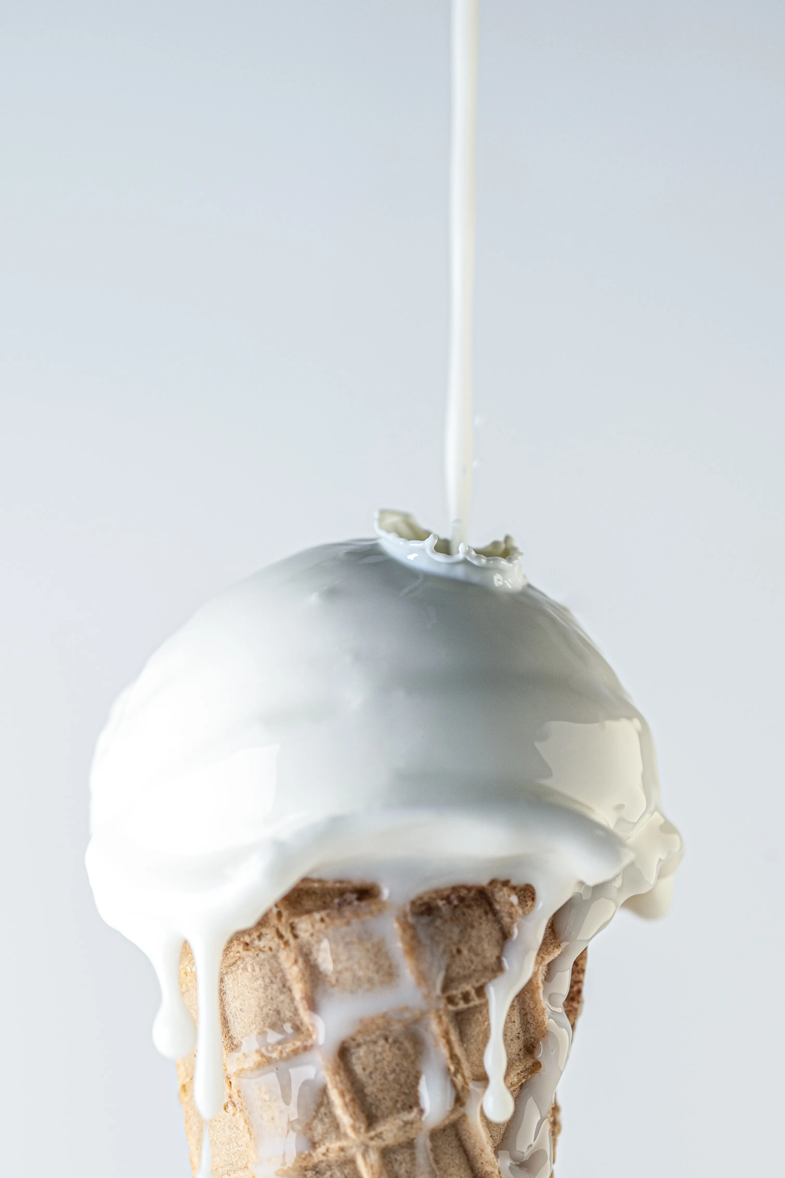 a scoop of strawberry icecream