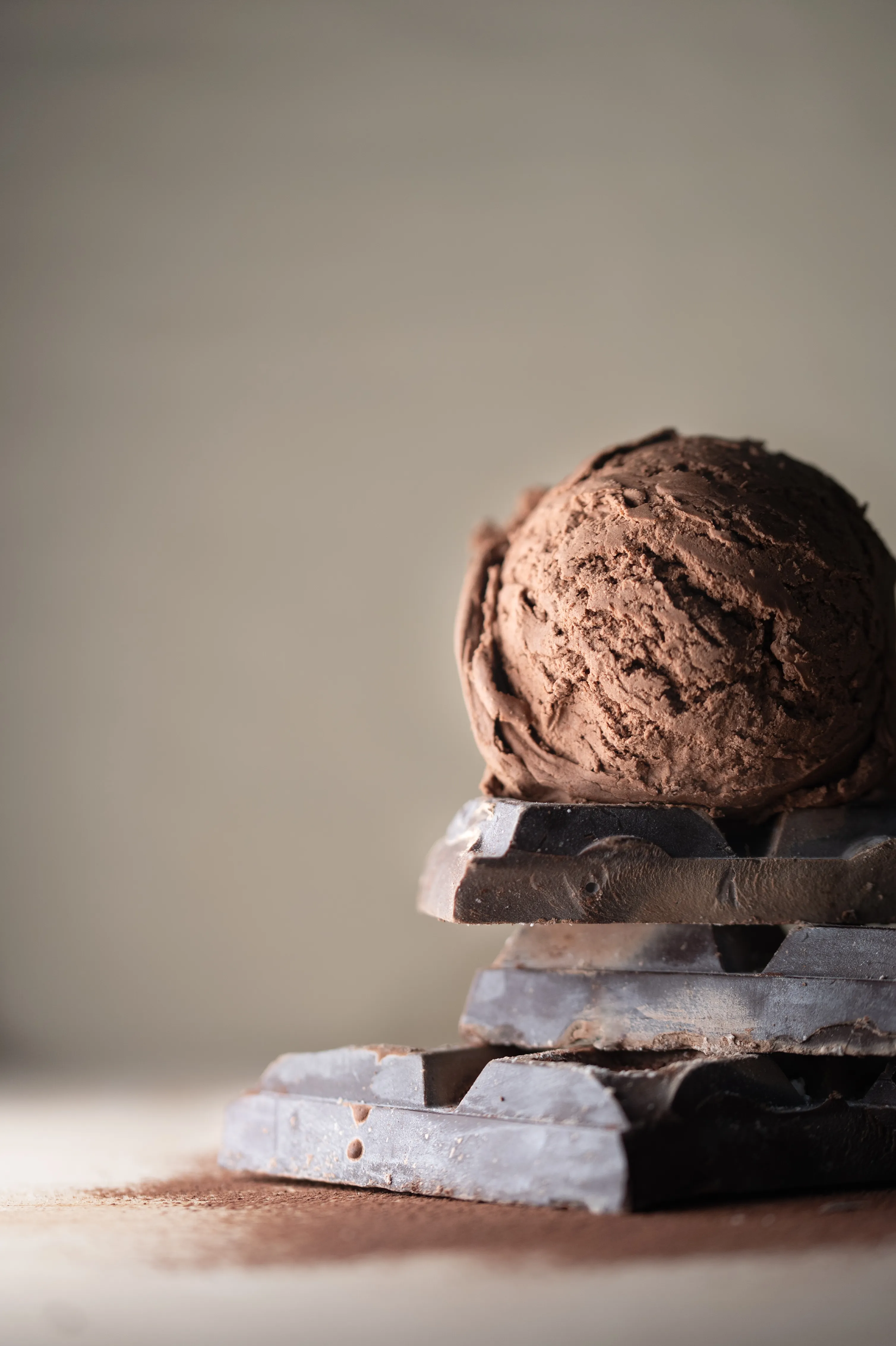 a scoop of strawberry icecream