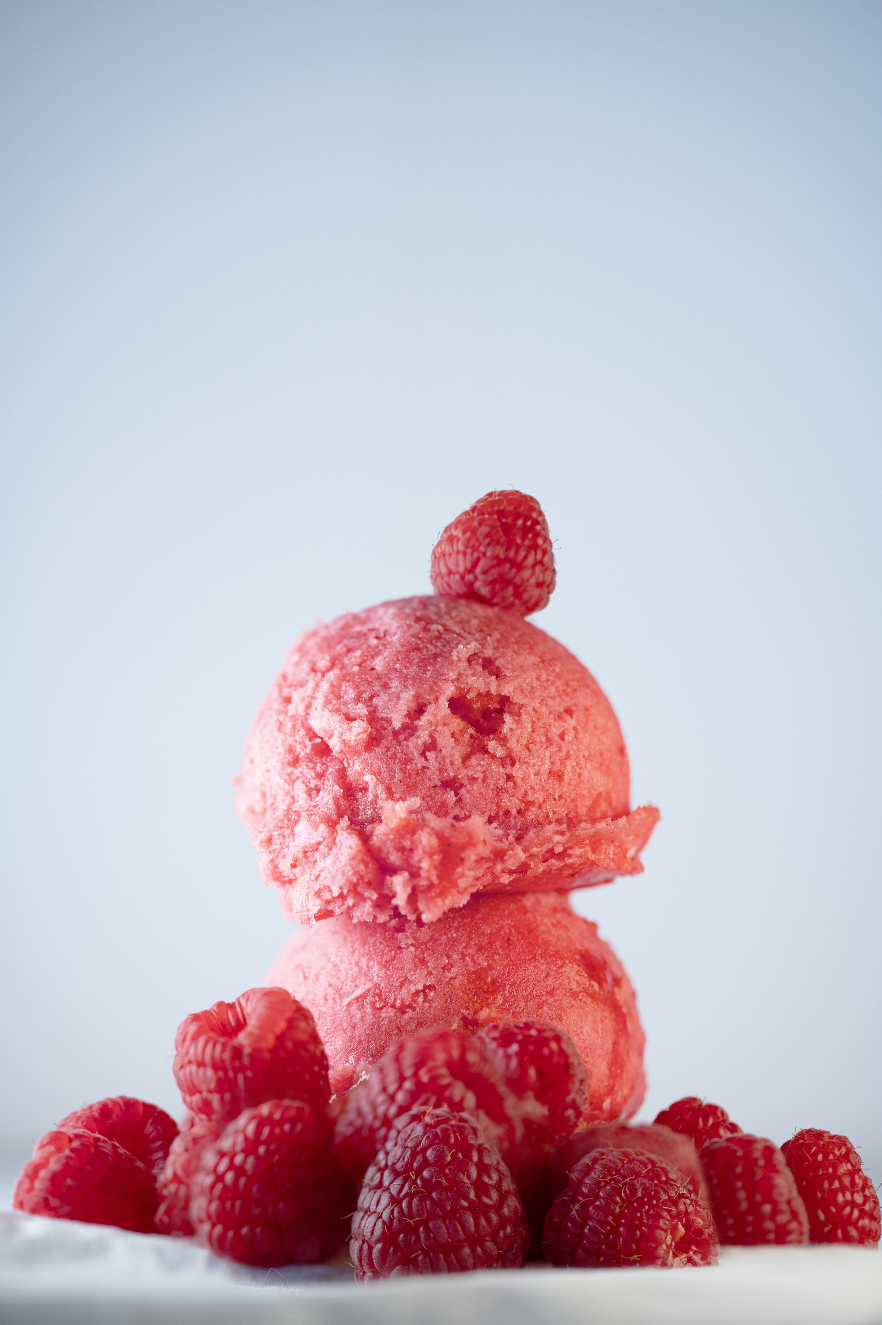 a scoop of strawberry icecream