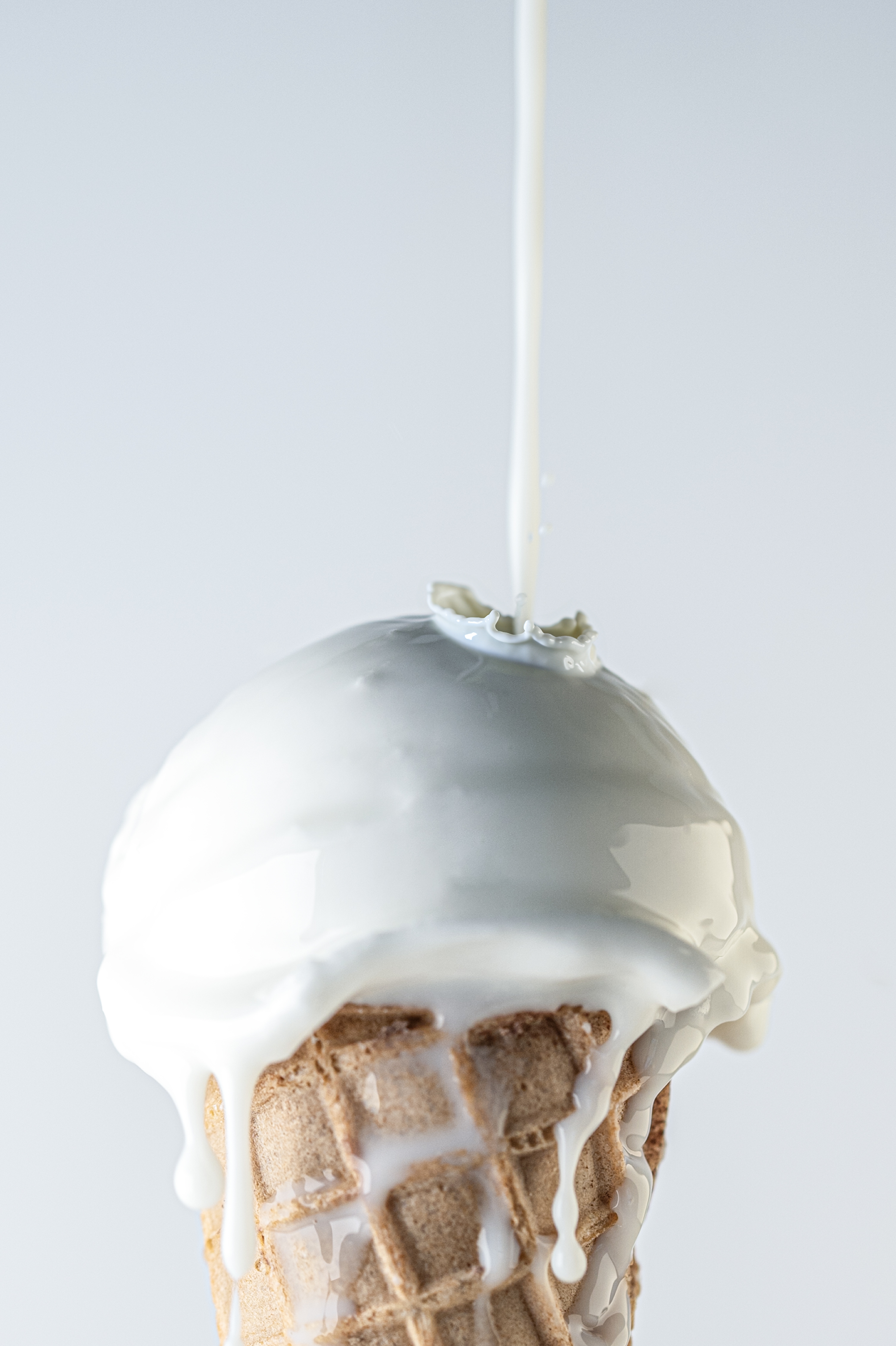 a scoop of strawberry icecream